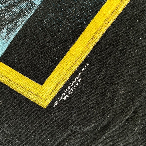 Vintage 90s Sz L T-Shirt Kramer Seinfeld American Sitcom Single Stitch Knit RARE - Picture 2 of 6